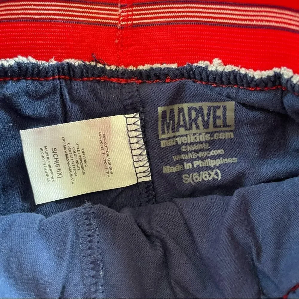Marvel Kids Wonder Woman Girls Red and Blue Striped Outfit Size 6/6x - Picture 5 of 8